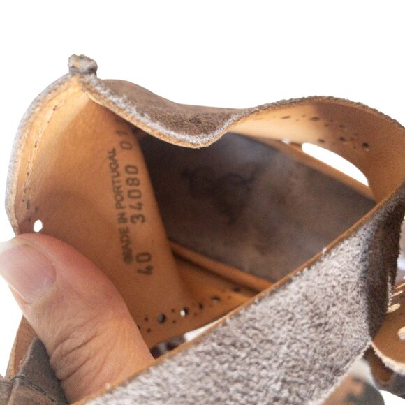 The Office of Angela Scott Mr. Ed Cutout Oxfords SZ 10 EU 40 Brown - Picture 10 of 16